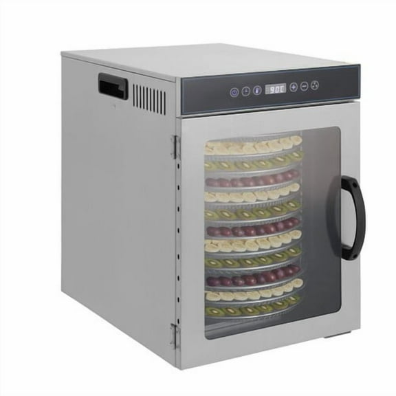 TFCFL Commercial Food Dehydrator 12 Stainless Steel Trays Jerky Dryer Fruit Vegetable Drying Machine