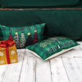 thumbnail image 3 of Christmas Pillow Covers 12x20 Inch Set of 2 Trees Red Black Dark Green Buffalo Plaid Decorative Lumbar Pillowcases Winter Holiday Cushion Cases for Christmas Decorations, 3 of 6