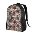 thumbnail image 2 of Disketp Leopard Print Rose Mochila Unisex de Apertura Lateral Completa, Mochila para Laptop para Escuela, Trabajo y Viajes, 2 of 8