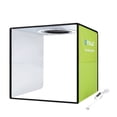 thumbnail image 1 of PULUZ Lightbox Mini Photo Studio Light Box with 6 Color Backdrops Photo Tent Kit 80Pcs LED Light Room Foldable Photography Lighting, 1 of 7