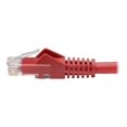 thumbnail image 4 of Eaton Tripp Lite Series Cat6 Gigabit Snagless Molded (UTP) Ethernet Cable (RJ45 M/M), PoE, Red, 6-in. (15.24 cm) - Patch cable - RJ-45 (M) to RJ-45 (M) - 5.9 in - UTP - CAT 6 - IEEE 802.3ab/IEEE 802.5 - molded, snagless, stranded - red, 4 of 5
