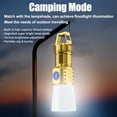 thumbnail image 2 of German Three-Eyed Monster Mini Flashlight Thumb Flashlight, Mini Flash Super Power Flashlight, Multi-Functional Mini Pen Clip Flashlight Light Steel High Lumen Rechargeable Waterproof (Gold), 2 of 13
