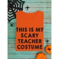 thumbnail image 3 of Scary Teacher Costume T-Shirt Men -Smartprints Designs, Male 4X-Large, 3 of 4