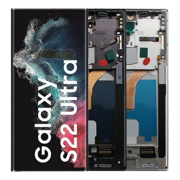 Amoled Screen With Frame for Samsung S22 Ultra Sm-s908b