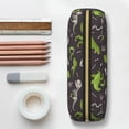 thumbnail image 6 of Uemuo Dinosaur Skeleton Printed Leather Pencil Case, Pencil Pouch, Portable Pencil Bag, Pen Case for& Office, 6 of 7