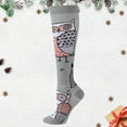 thumbnail image 1 of TINZ Chaussettes d'Exercice Élastiques Chaussettes de Course Chaussettes de Compression Bas Jacquard Chaussettes Mollet Dentelle Porte-Jarretelles Bas Cuisse Haute, 1 of 3