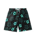 thumbnail image 6 of GXWEA Boys Swim Trunks Swim Shorts Quick Dry Boys Bathing Suit Swimsuit Swimwear Beach Shorts (11-12 Years,Black), 6 of 8