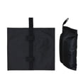 thumbnail image 1 of IFANLANDOR 1 Pce Parasol de Plage Poids de Sable Tissu Oxford Noir Protection pour Adultes, 1 of 8