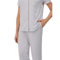 thumbnail image 5 of Secret Treasures Women's and Women's plus Traditional Short Sleeve Notch Collar Knit PJ, 5 of 7