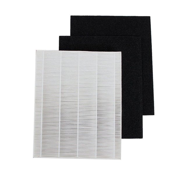 LifeSupplyUSA (5Pack) True HEPA and (4Pack) Odor Eliminator Carbon