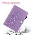 thumbnail image 3 of SaniMore Wallet Case for iPad 10th Generation 10.9" 2022 with Card Slots Pencil Holder Magnetic Clsap Kickstand Full Protective PU Leather Glitter Embossed Cover for iPad 10th Gen, Purple, 3 of 7