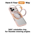 thumbnail image 2 of Lure Series 360° Ring Stand Case for iPhone 17 Pro – Black Ultra-Slim Protective Cover with Built-in Kickstand & Magnetic Ring, 2 of 8