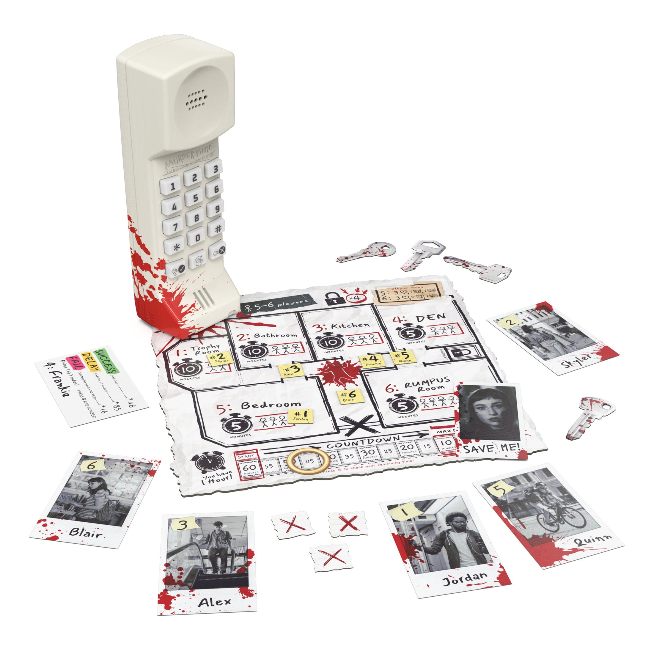 Spin Master Games, Murder Phone Party Game, 4-10 Players, Ages 13 and up