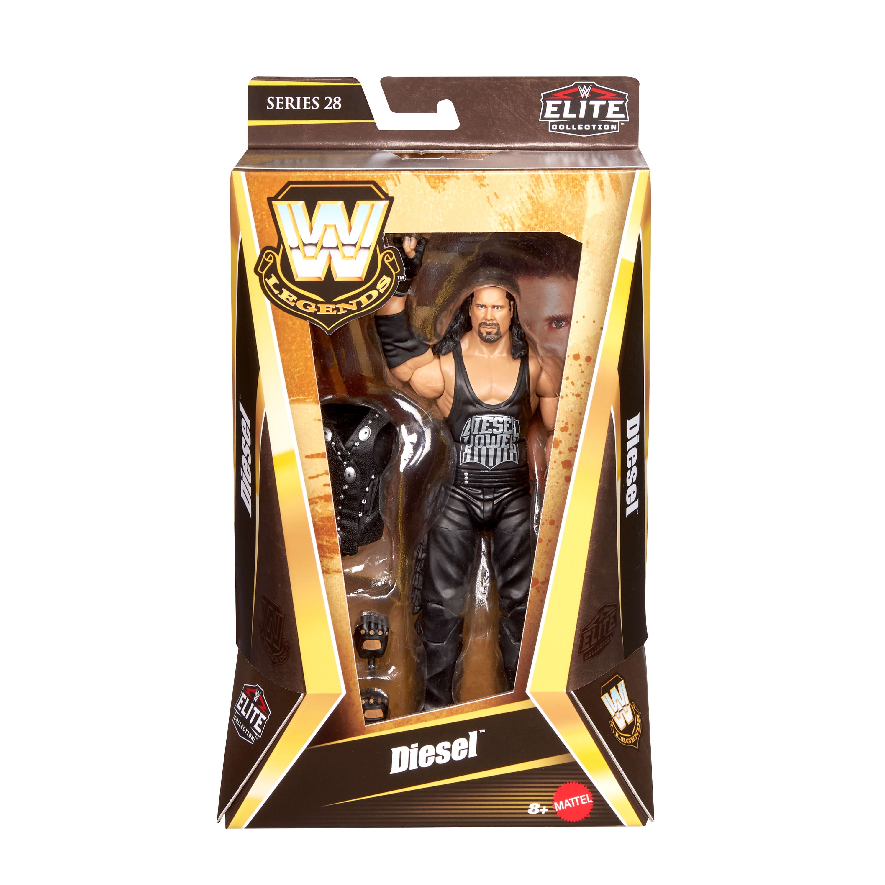 WWE Elite Legends Diesel Action Figure & Accessories, Series 28 6-inch Collectible Set - Walmart Exclusive