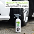 thumbnail image 2 of All Mighty Green Eco-Friendly Superior Car Care Tire Shine with Acid Free Formula, Vehicle Tire Shine Cleaning Spray w / UV Protection to Protect Against Drying, Cracking, 24 Oz (2- Pack), 2 of 8