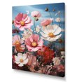 thumbnail image 2 of Designart "pasture Cosmos Dreams" Floral & Botanical Canvas Wall Art, 2 of 5