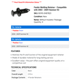 thumbnail image 2 of Fender Molding Retainer - Compatible with 2003 - 2009 Hummer H2 2004 2005 2006 2007 2008, 2 of 2