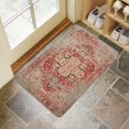 thumbnail image 4 of Bohemian Orange Carpet Welcome Doormat for Indoor/Outdoor Entrance Bohemian Orange Carpet Decoration Door Mat Kitchen Door Mat Bedroom Doormat 17x30 Inch, 4 of 6