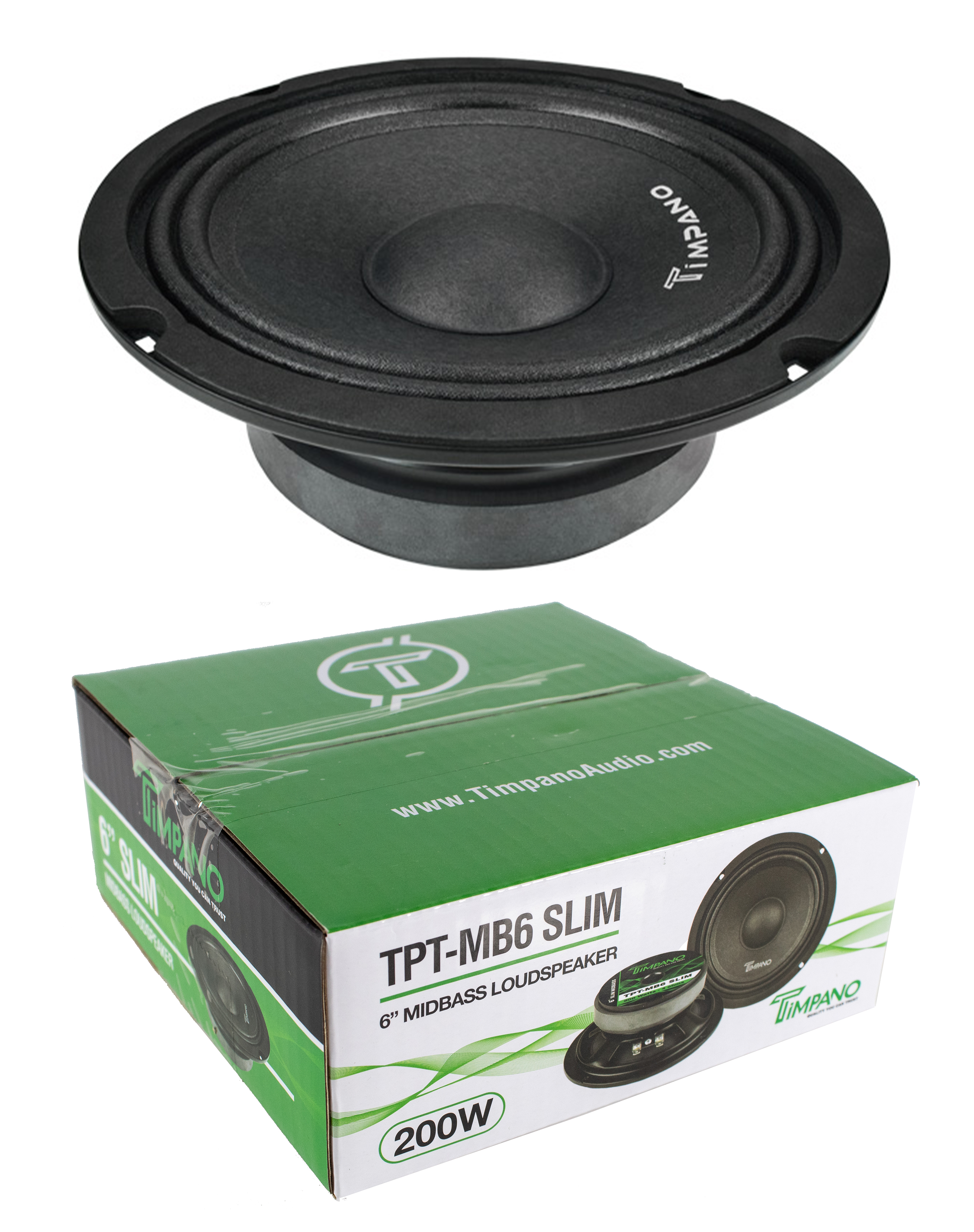 2 Timpano TPT-MD8 Full Range Mid Bass Loud Speaker 8 8 Ohm 520W Peak Pair
