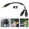 thumbnail image 3 of Adaptador Cable Divisor en Y Con Micrófono para A 2 Audio Estéreo 3 5 Mm, 3 of 9