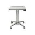 thumbnail image 4 of Ergotron LearnFit Short - Sit/standing desk - mobile - rectangular - gray, silver, 4 of 12