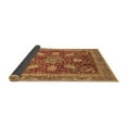 thumbnail image 2 of Ahgly Company Indoor Square Abstract Brown Modern Area Rugs, 3' Square, 2 of 4