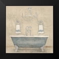 thumbnail image 2 of Grey, Jace 12x12 Black Modern Framed Museum Art Print Titled - Blue Bath 2, 2 of 5