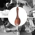 thumbnail image 4 of Teak Wood Spoon Natural Solid Wood Rice Spoon Wooden Rice Paddle Big Potato Serving Spoon Wooden Kit, 4 of 5