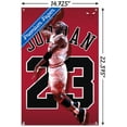 thumbnail image 3 of Michael Jordan - Jersey Wall Poster with Pushpins, 14.725" x 22.375", 3 of 3