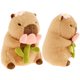 thumbnail image 3 of Peluche de capibara Qenwkxz de 12 pulgadas, bonito juguete de capibara de peluche ultra suave, almohada de peluche, adorable juguete de capibara de dibujos animados para niños, adultos, cumpleaños,, 3 of 7