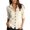 Beige, variant on Women's Collared Button Down Shirts, Womens Fall Roll Tab Long Sleeve Linen Blend Blouses with Chest Pockets Work Wear, Women's Army Green, Sizes S-2XL