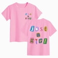 thumbnail image 3 of Sgkm Girls Graphic Tops Short Sleeved Print Cute Comfortable Top Plus Size Summer Clothes Pink 2-3 Years, 3 of 6