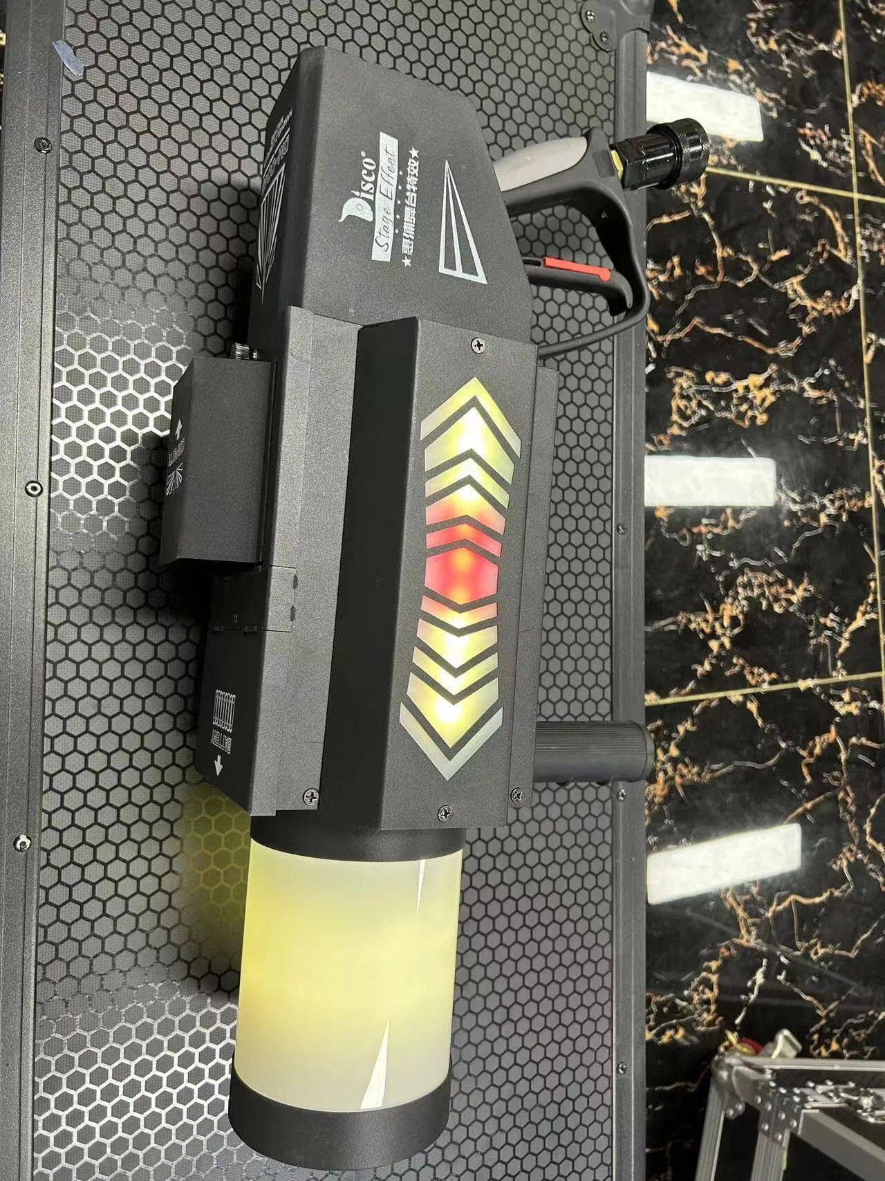 Handheld Confetti Party Gun Fog Machine with RGB LED and CO2 Jet