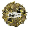 thumbnail image 2 of Simulation Leaf Bee SunflowerWreath Artificial Garland Hanging Pendants Wedding, 2 of 8