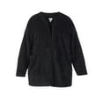 thumbnail image 5 of Aria Women’s Cozy Sherpa 32” Sleepwear Cardigan, Sizes XS-4X, 5 of 7