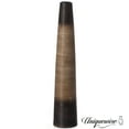 thumbnail image 3 of Tall Handcrafted Brown Ceramic Floor Vase - Waterproof Cylinder-Shaped Freestanding Design, Ideal for Tall Floral, 3 of 6