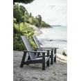 thumbnail image 3 of Capterra Casual Sustainable Recycled Outdoor Living Plastic Flatback Adirondack Chair, Gray, 3 of 3