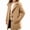 Brown, variant on ITSAME Girls Notched Lapel Wool Blend Coat Single Breasted Mid Length Trench Outerwear with Pockets Size 10