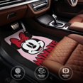 thumbnail image 4 of Cartoon Mickey Mouse And Minnie Mouse Car Floor Mats Universal Floor Mats for Cars Front Rear Car Foot Mats Cute Anime Pattern Car Accessories for Trucks, 4 of 5