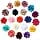 20 Pcs Dog Flower Collar Accessory Multi Color Pet Bow Tie Floral Collars for Cats Dogs Grooming Puppy Accessories
