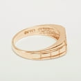 thumbnail image 3 of LBG British Made 18k Rose Gold Natural Ruby Mens Band Ring - 25 size options - Size 8.25, 3 of 6