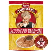 Nestle Abuelita Mexican Style Instant Hot Chocolate Drink Mix, 11.287 oz, 16 Pack, Resealable Bag