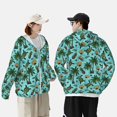 thumbnail image 5 of Picia Pineapple Sea Turtle Women's Men's UPF 50+ Sun Protection Hoodie Shirt Long Sleeve SPF Fishing Outdoor UV Hiking Lightweight Shirts-XX-Large, 5 of 9
