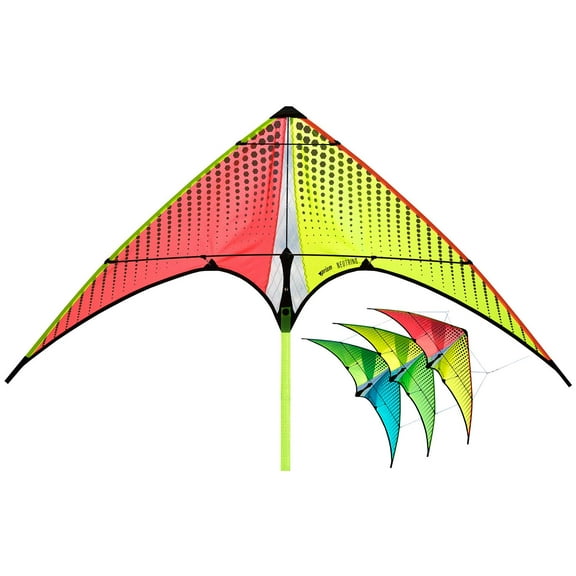 Prism Neutrino Stacker Kite - Orange/yellow