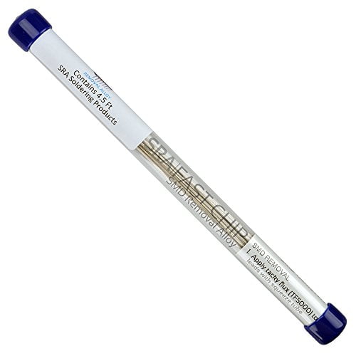 FAST CHIP Removal Alloy for Quik SMD Rework, 4.5 ft, in 6.5" Lengths