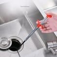 thumbnail image 4 of Drain Snake, Drain Clog Remover - Gutter Cleaning Tools Drain Cleaner for Toilet Sewer Shower Kitchen Bathroom Tub Clogged Drains Opener Cleaning Tool, Flexible Grabber Claw Pick Up Reacher, 4 of 7