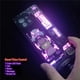 thumbnail image 4 of Funda con Flash LED para iPhone, carcasa moderna de cristal para modelos 13 Pro Max, 12, 14, 11, 7, 8 Plus, X, XR, XS, SE20, 4 of 5