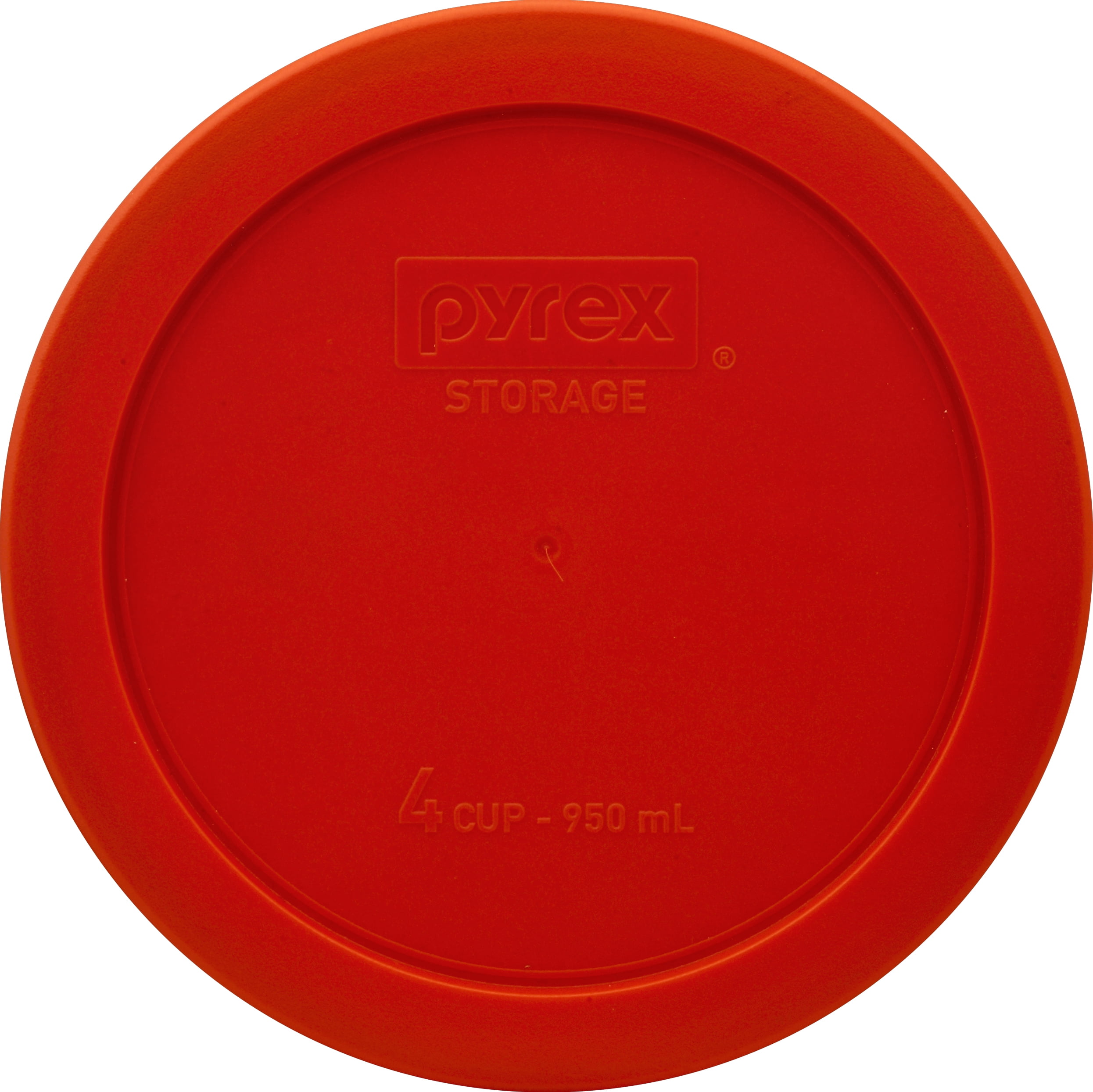 Pyrex® Simply Store® 4-Cup Round Dish W/ Red Plastic Cover