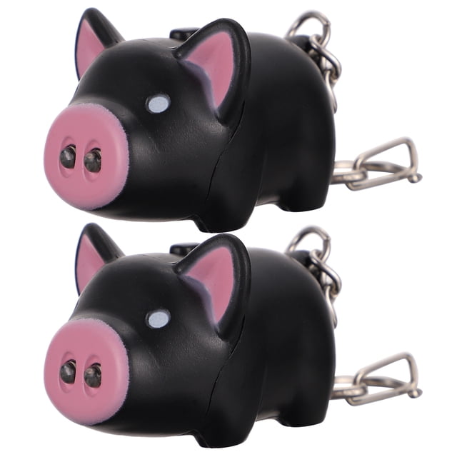 2pcs luminoso llavero de dibujos animados llavero llavero led llavero llavero para niños