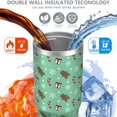 thumbnail image 3 of Christmas 30oz Handheld Travel Tumbler with Handle – Double Wall Stainless Steel Insulated Cup, Flip Straw Lid, Leak-Proof & BPA-Free for Hot and Cold Drinks – Durable Coffee & Juice Mug Black, 3 of 7